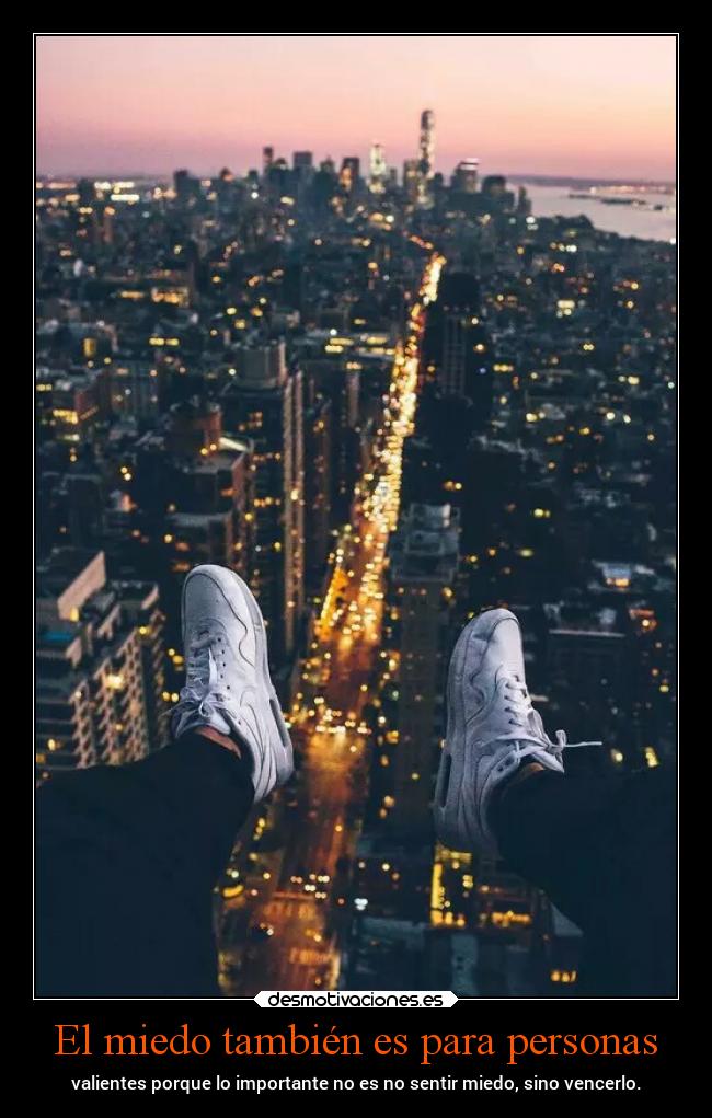 El miedo también es para personas - 