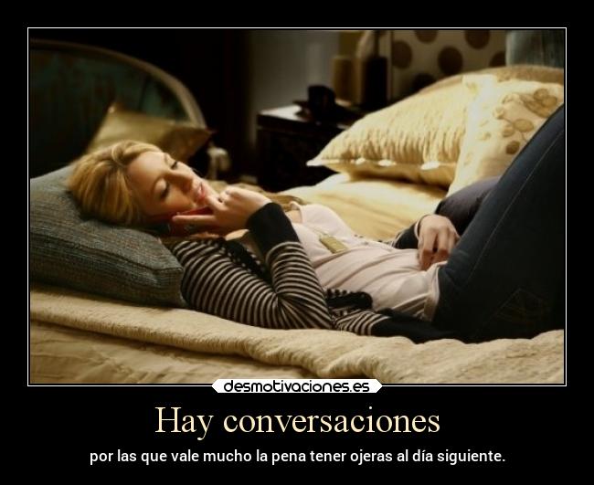 Hay conversaciones -