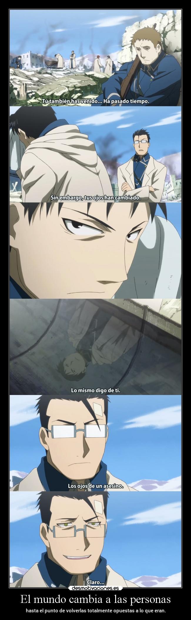 El mundo cambia a las personas - 