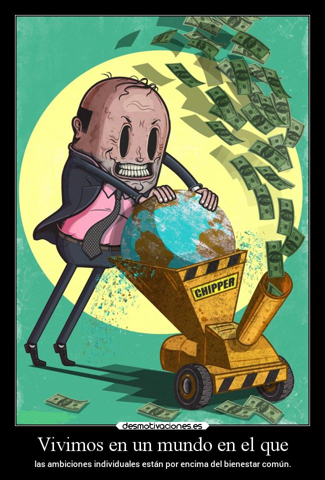 Vivimos en un mundo en el que - 