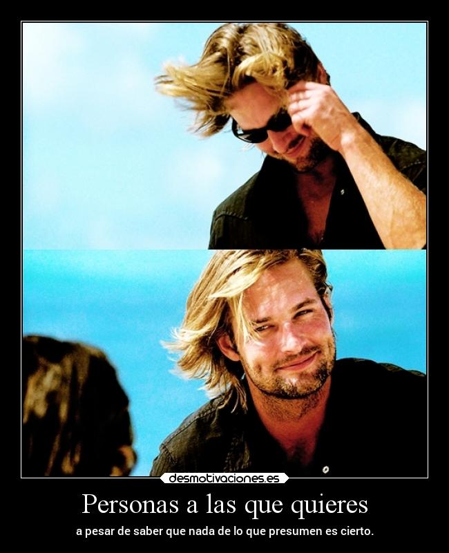 Personas a las que quieres -