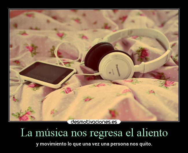 La música nos regresa el aliento -