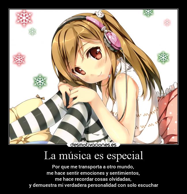 La música es especial - 