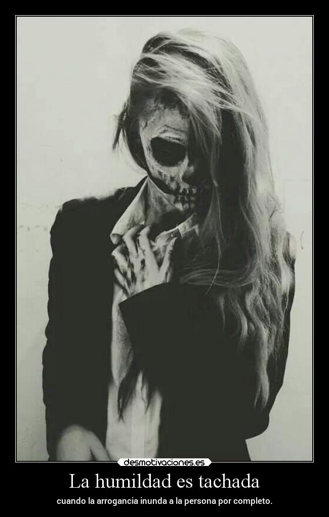 La humildad es tachada -