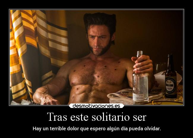 Tras este solitario ser -