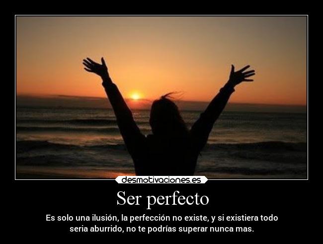 Ser perfecto -