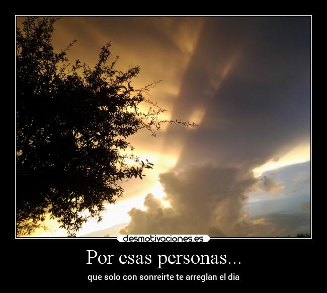 Por esas personas... - 