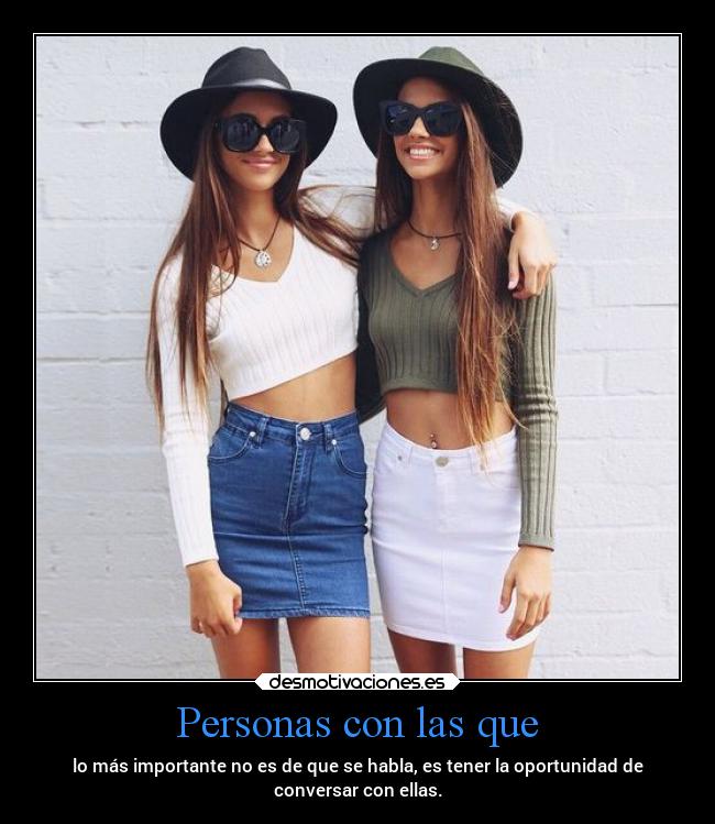 Personas con las que -