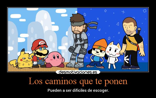 carteles pokemon snake sony nintendo metal gear metalgear mario pikachu kirby desmotivaciones