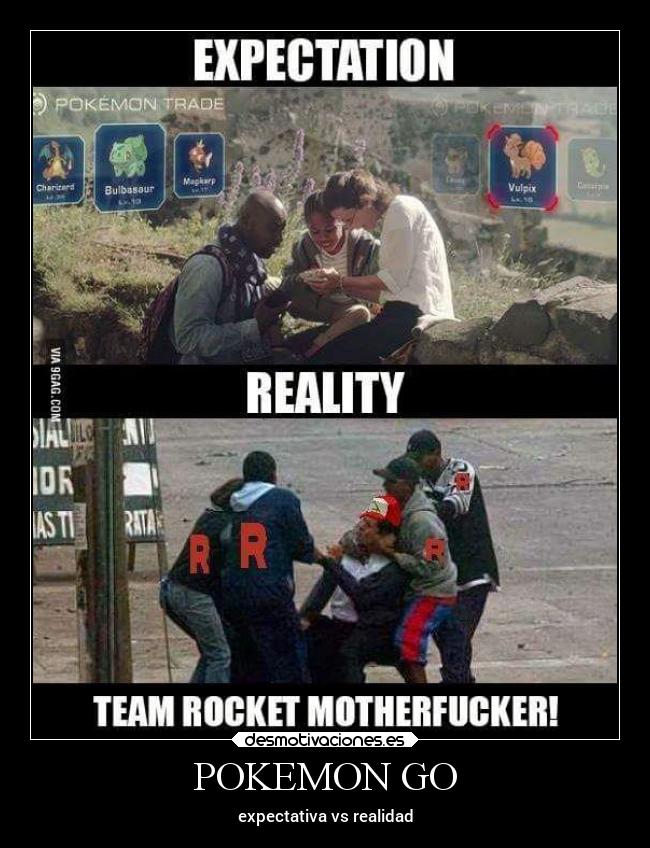 POKEMON GO - expectativa vs realidad