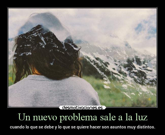 Un nuevo problema sale a la luz -