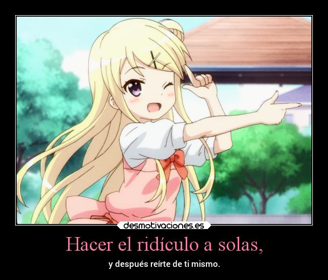 carteles risa desmotivaciones anime reir ridiculo karenkujo desmotivaciones