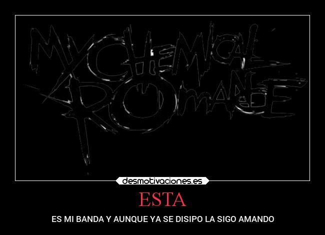 carteles rock chemical romance desmotivaciones