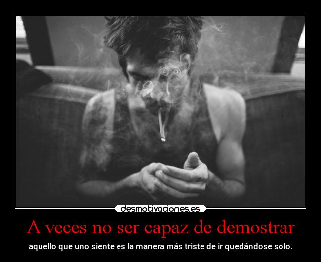 A veces no ser capaz de demostrar - 