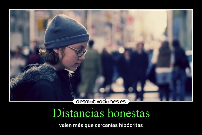 Distancias honestas -