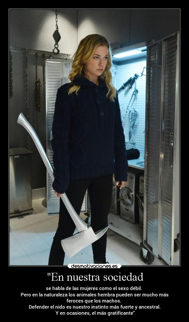 En nuestra sociedad -