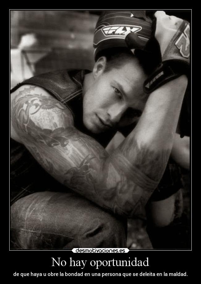 No hay oportunidad -