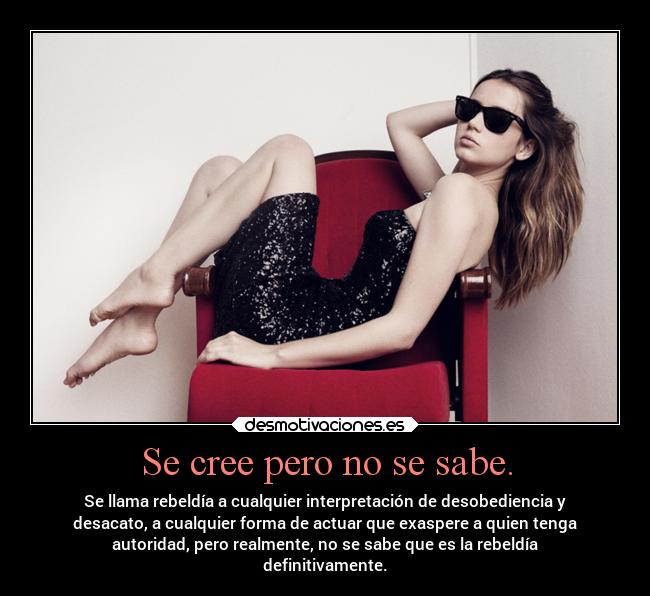 Se cree pero no se sabe. -