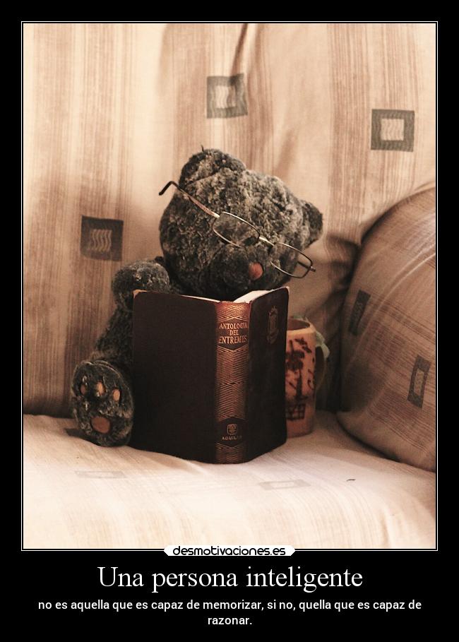 Una persona inteligente - 