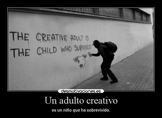 Un adulto creativo -
