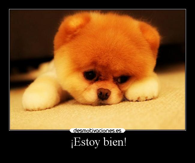 ¡Estoy bien! -