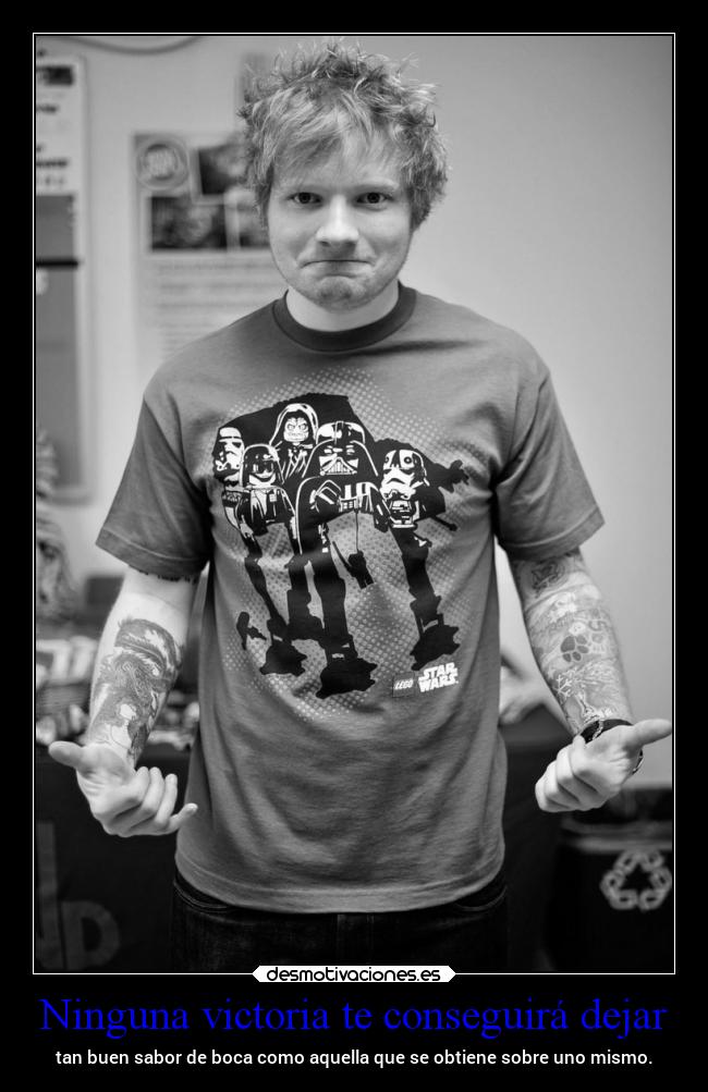 Ninguna victoria te conseguirá dejar -