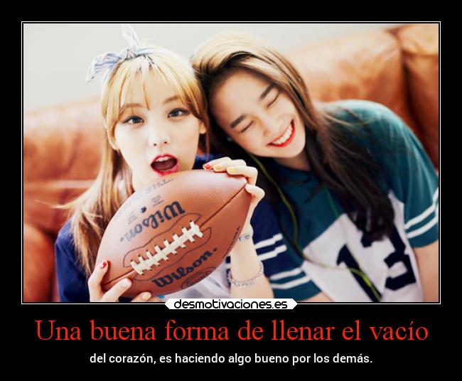 Una buena forma de llenar el vacío - 