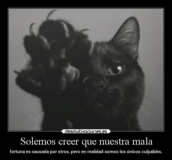 Solemos creer que nuestra mala - 