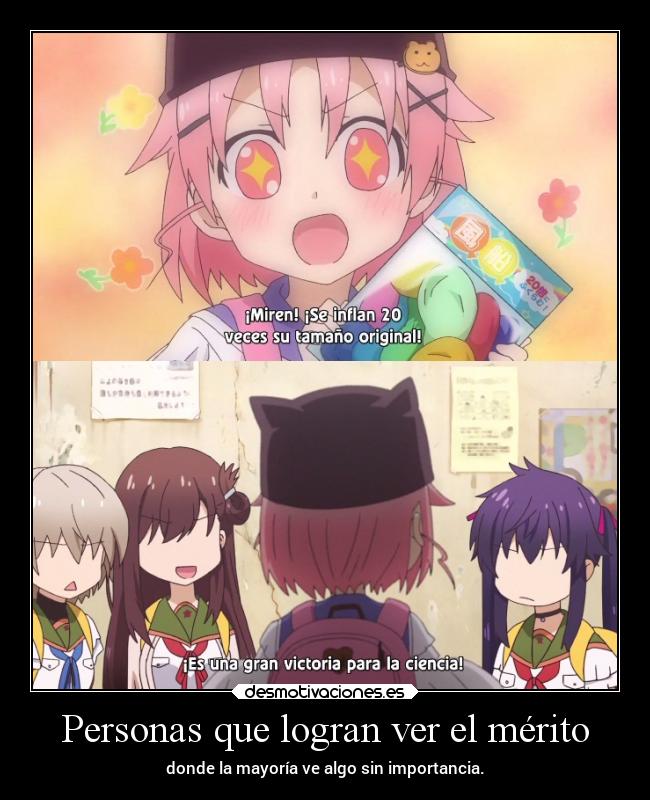 carteles vida humor anime raptorhunters harukaze manga gakkougurashi gakkou gurashi globos ciencia moe kawaii desmotivaciones