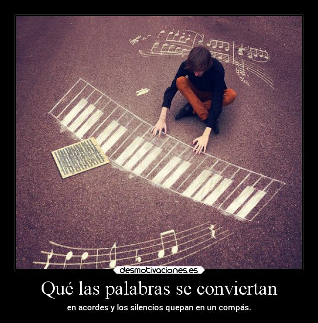 Qué las palabras se conviertan - 