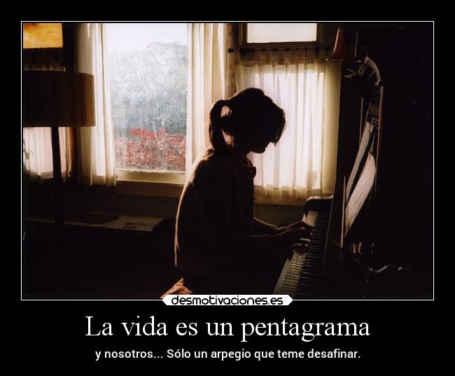 La vida es un pentagrama -