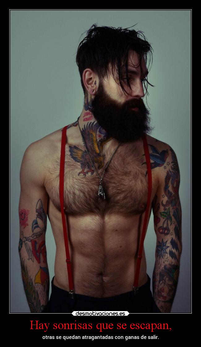 Hay sonrisas que se escapan, - 