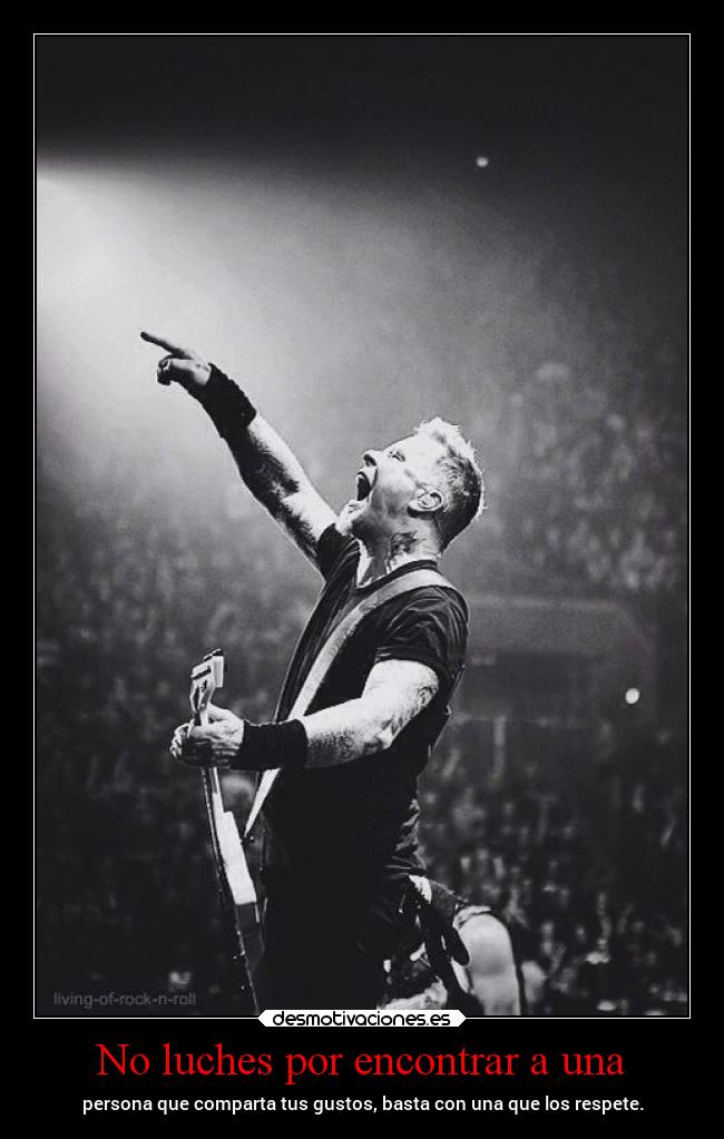 No luches por encontrar a una - 