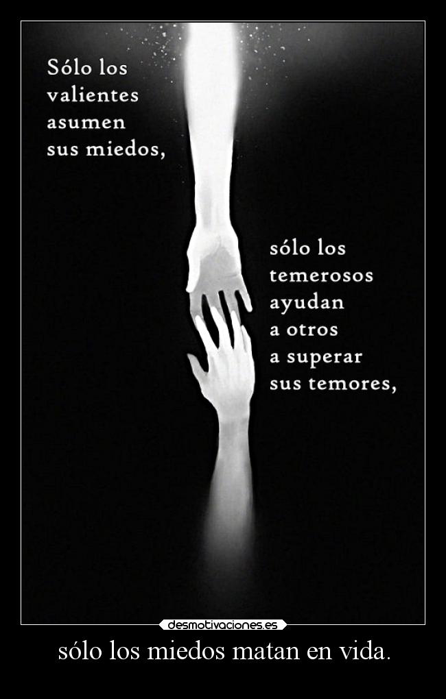 carteles vida miedo valientes oscuridad pavor ayer tepasaste ylosabes joder seacabo conzdezorra desmotivaciones