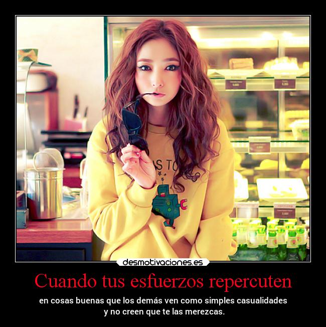 Cuando tus esfuerzos repercuten - 