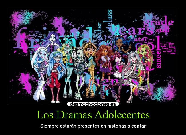 Los Dramas Adolecentes - Siempre estarán presentes en historias a contar