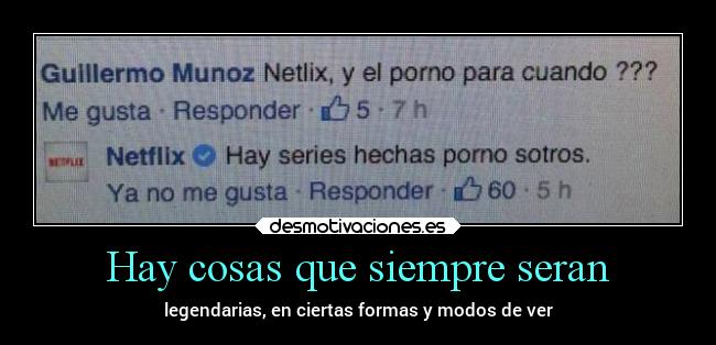 Hay cosas que siempre seran - 