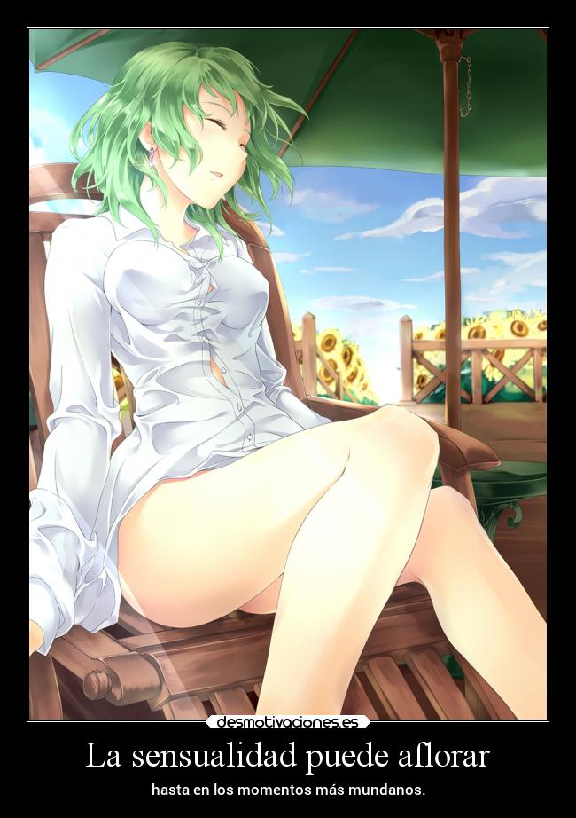 La sensualidad puede aflorar - hasta en los momentos más mundanos.