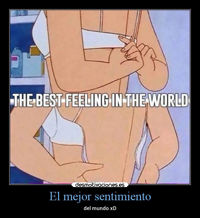 El mejor sentimiento - del mundo xD