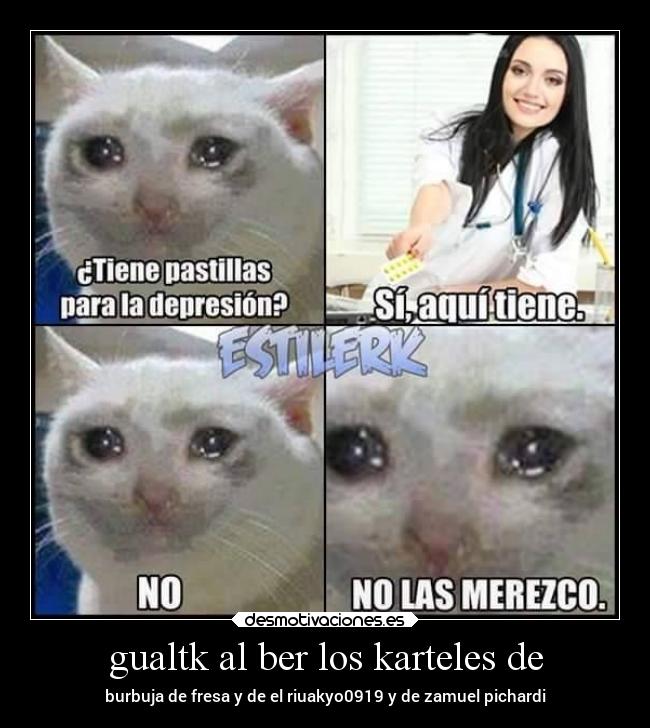 gualtk al ber los karteles de - burbuja de fresa y de el riuakyo0919 y de zamuel pichardi