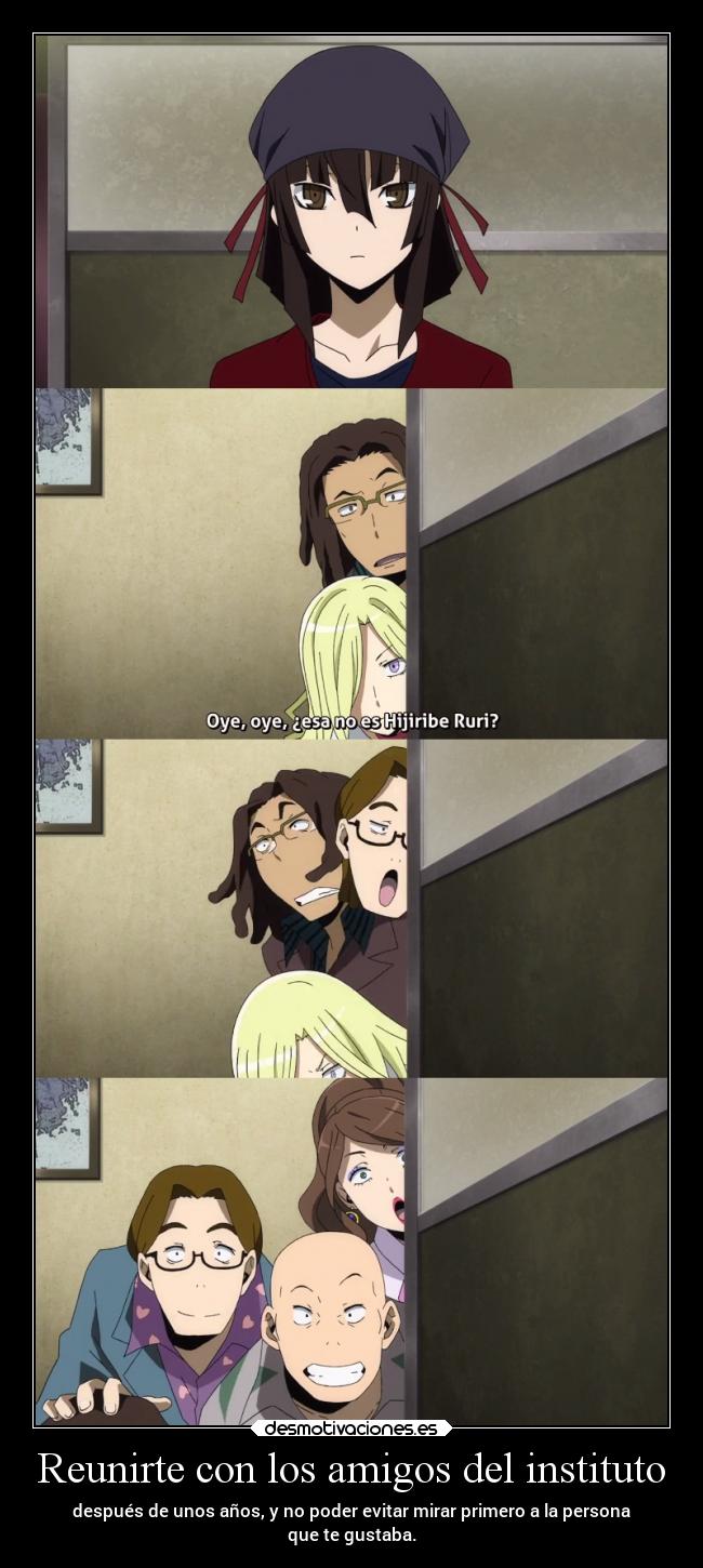 Reunirte con los amigos del instituto - 