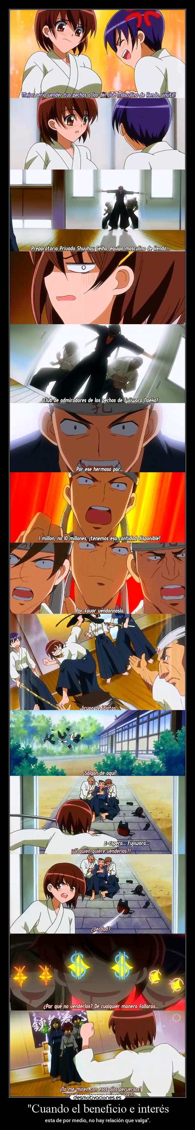 Cuando el beneficio e interés -