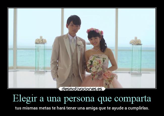 Elegir a una persona que comparta -
