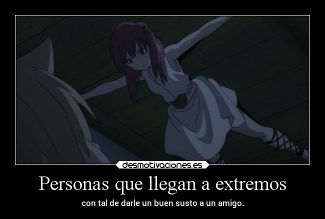 Personas que llegan a extremos -