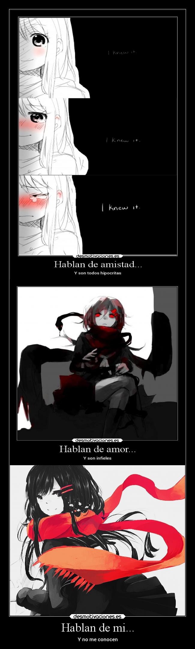 Hablan de mi... - Y no me conocen