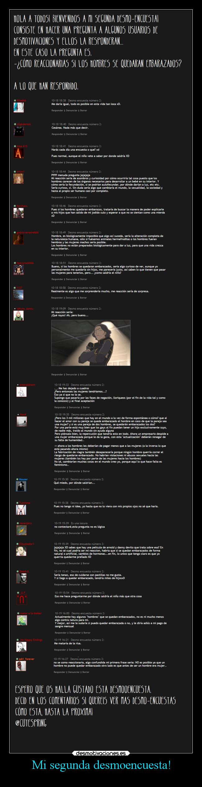Mi segunda desmoencuesta! -