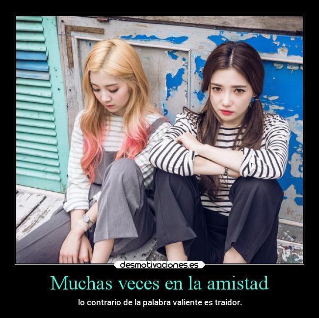 Muchas veces en la amistad - 