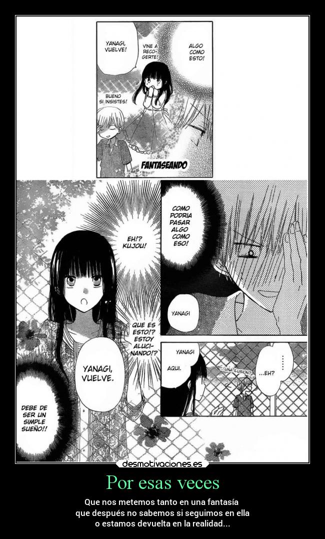 carteles amor anime suenos manga lastgame yanagi last game fantasear realidad desmotivaciones