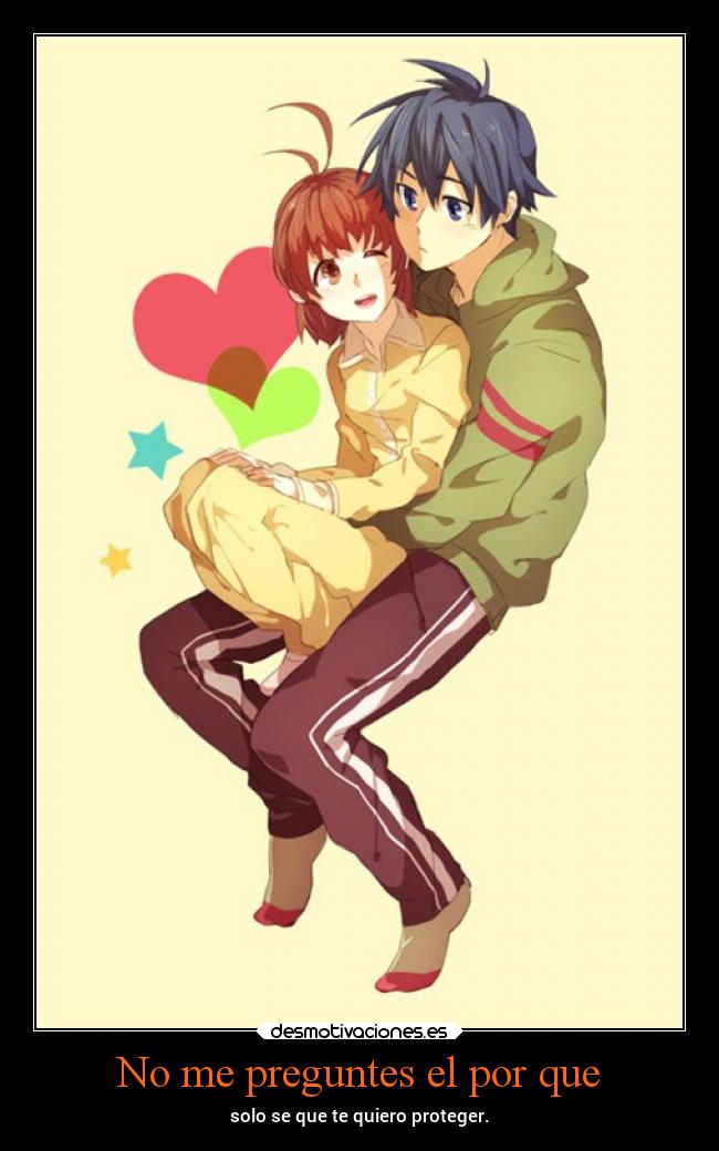 carteles amor anime clannad tomoya nagisa danieldats desmotivaciones