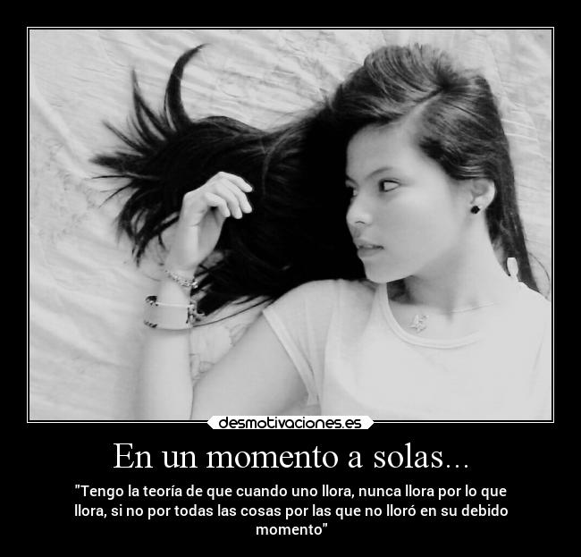 En un momento a solas... - 